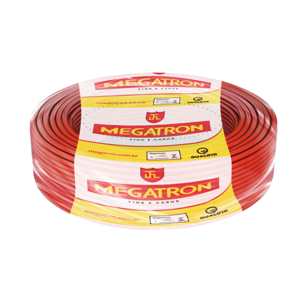 FIO MEGATRON 1,5MM vermelho 100M