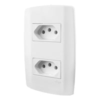 CONJUNTO 2 TOMADAS 20A - SLIM MONOBLOCO