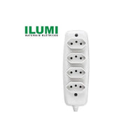 TOMADA EM BARRA QUADRUPLA 2P+T 10A BR